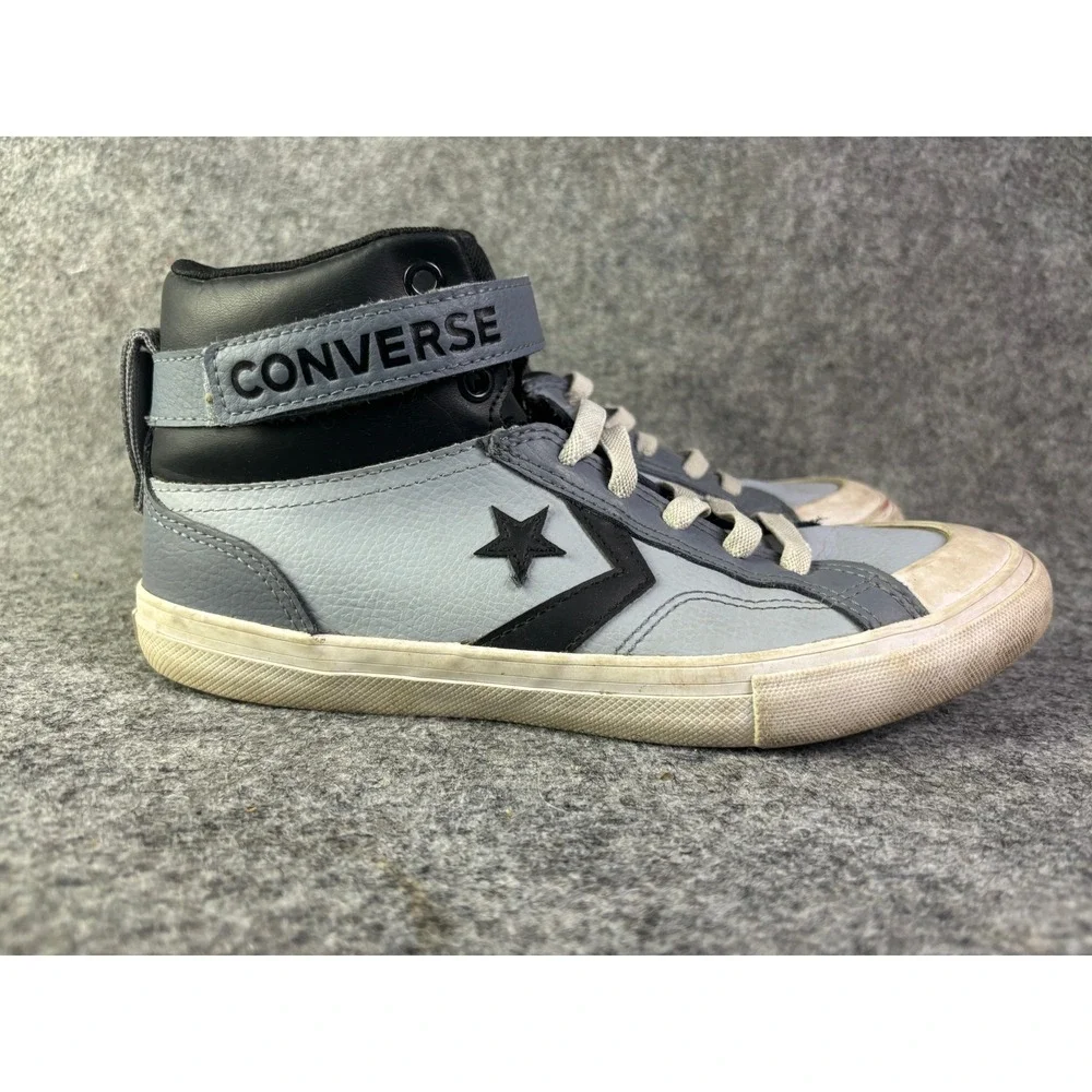 Converse Pro Blaze High‎ Top Sneakers Kids Size 5 Blue Black Leather A05708C